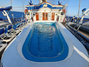 Aft Deck mit Pool