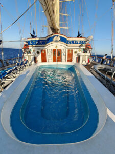 Aft Deck mit Pool