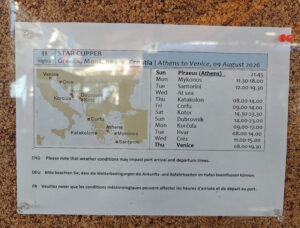 geplante Route
