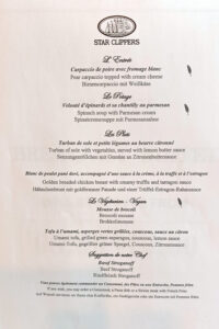 Abendessen Tag 4