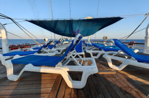 Aft Deck mit Pool