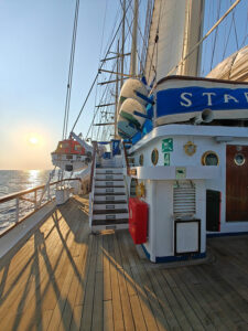 Aft Deck mit Pool