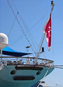 Heck mit Flagge