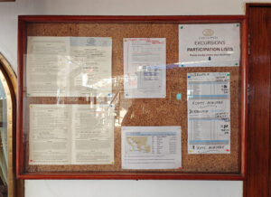 Infotafel an der Library