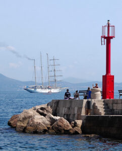 Star Clipper vor Dubrovnik
