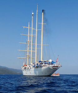 Star Clipper vor Korcula
