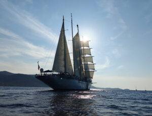 Star Clipper vor Korcula