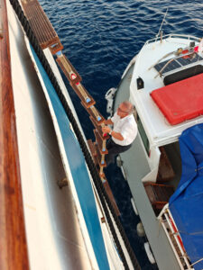 Pilot on Ladder