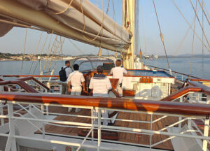 Einfahrt nach Corfu