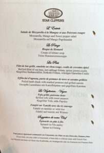 Abendessen Tag 7