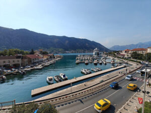 Blick zum Hafen