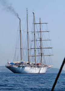 Star Clipper vor Dubrovnik