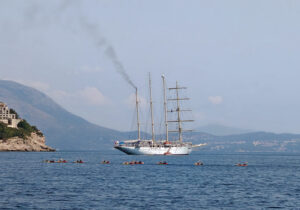 Star Clipper vor Dubrovnik
