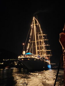 Star Clipper bei Nacht