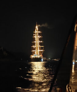 Star Clipper bei Nacht