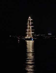 Star Clipper bei Nacht