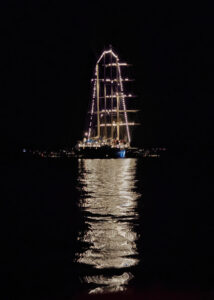 Star Clipper bei Nacht