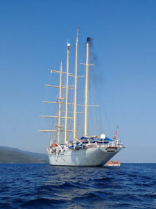 Star Clipper vor Korcula