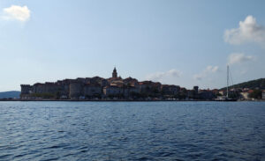 Blick auf Korcula