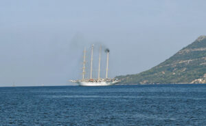 Star Clipper vor Korcula