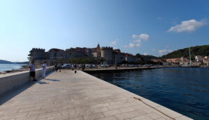 Blick auf Korcula
