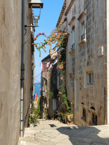 durch die Gassen von Korcula
