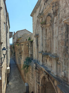 durch die Gassen von Korcula