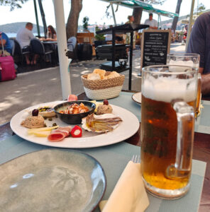 Mittagessen mit Aussicht