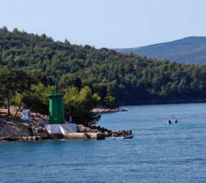 Anfahrt auf Cres