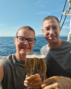 Champagner zur Snack Time