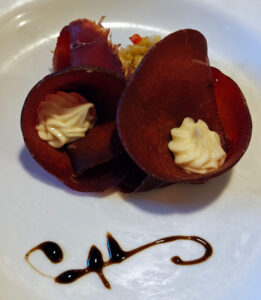 Bresaola mit Graupensalat
