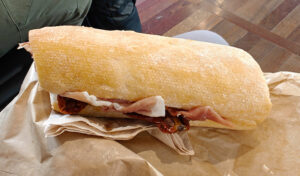 Sandwich zum Mittagessen