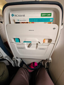 Sitz in der Embraer